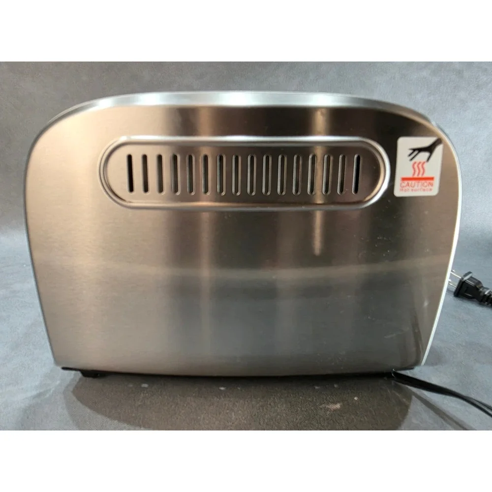 Stainless Steel 2-Slice Toaster Model T-361B Silver Bagel Defrost Reheat